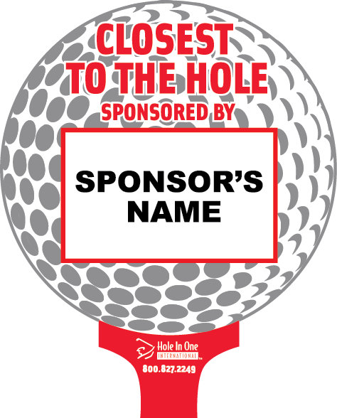 golf contest sponsor signs