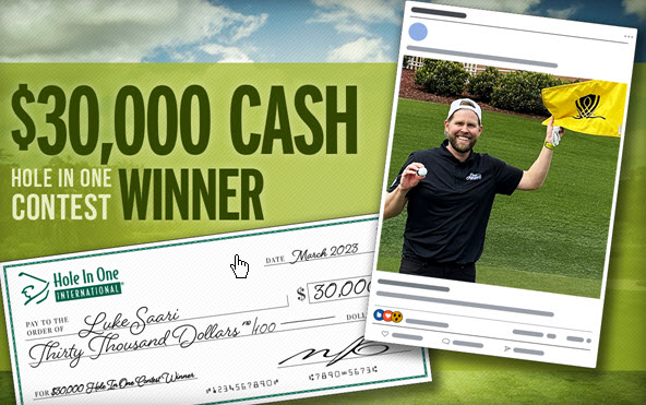 Luke Saari - Hole In One Winner